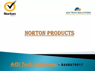 AOI Tech Solutions - Norton Products - 844-867-9017