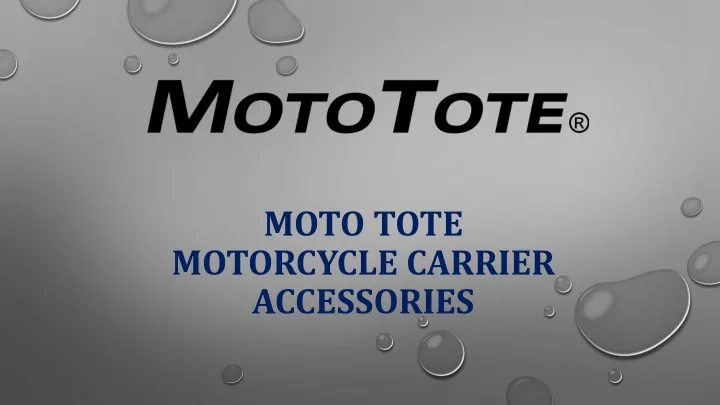 moto tote motorcycle carrier accessories