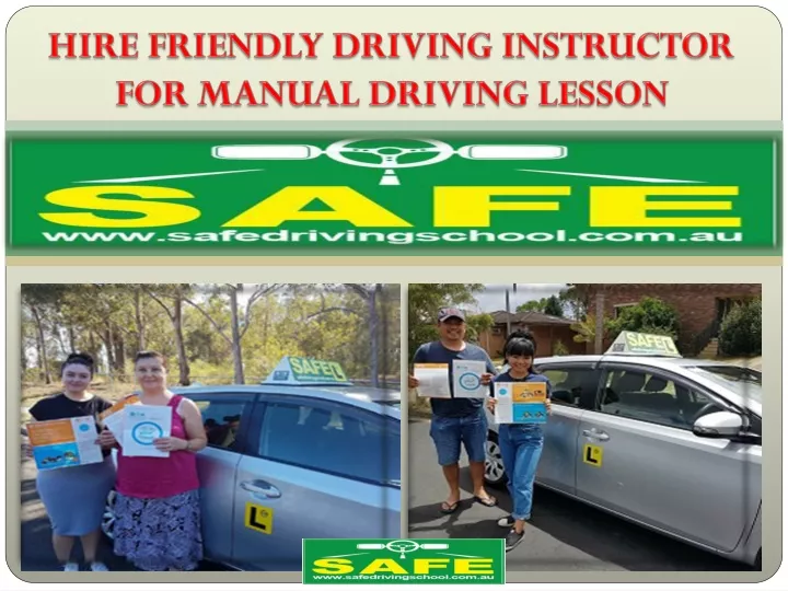 hire friendly driving instructor for manual