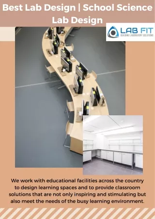 best lab design school science lab design