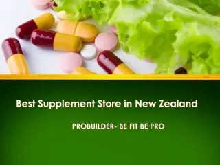 Find best Supplement Store nz