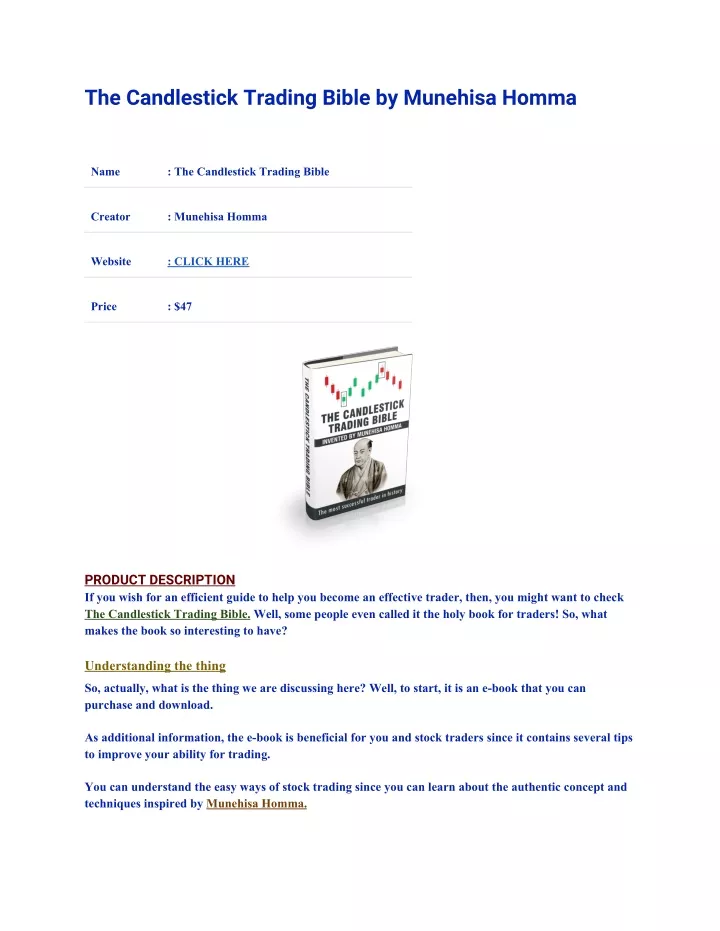 the candlestick trading bible by munehisa homma