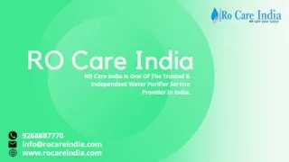 RO Care India : RO Customer Services in India