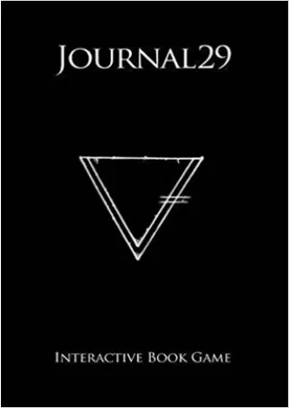 <<PDF>> Journal 29 (Journal 29, #1) BY-Dimitris Chassapakis