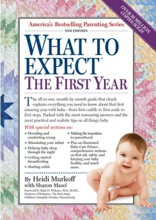[READ-TODAY] What to Expect the First Year BY-Heidi Murkoff