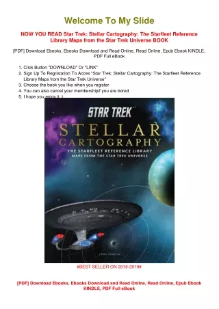[PDF DOWNLOAD] Star Trek: Stellar Cartography: The Starfleet Reference Library