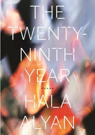 [READ-TODAY] The Twenty-Ninth Year BY-Hala Alyan
