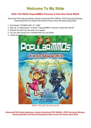 [PDF DOWNLOAD] PopularMMOs Presents A Hole New World PopularMMOs