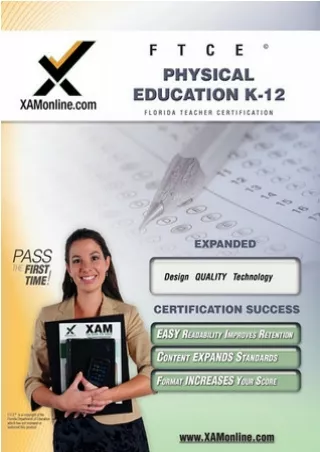 [[PDF]] FTCE Physical Education K-12 Teacher Certification Test Prep Study Guide BY-Xamonline