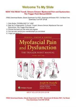 [PDF DOWNLOAD] Travell, Simons  Simons' Myofascial Pain and Dysfunction: The