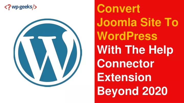 convert joomla site to wordpress with the help