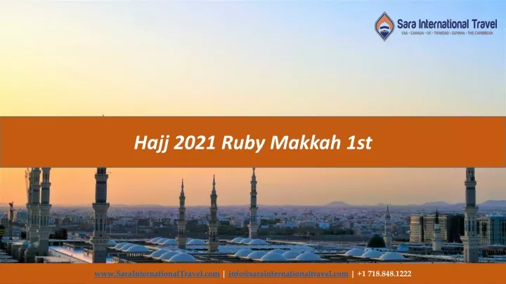 hajj 2021 ruby makkah 1st