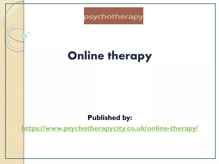 online therapy published by https www psychotherapycity co uk online therapy