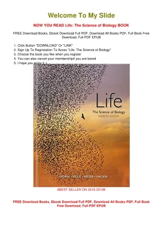 [PDF DOWNLOAD] Life: The Science of Biology David E. Sadava
