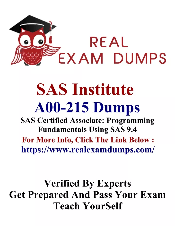 sas institute a00 215 dumps sas certified