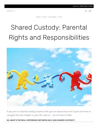 What Are Parental Rights and Responsibilities in Shared custody?