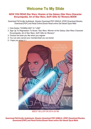 [PDF DOWNLOAD] Star Wars: Women of the Galaxy (Star Wars Character