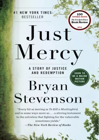 [READ-TODAY] Just Mercy: A Story of Justice and Redemption BY-Bryan Stevenson