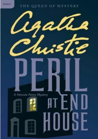 PDF Peril at End House  (Hercule Poirot #8) BY-Agatha Christie