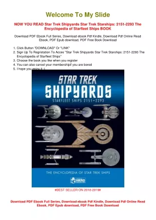 [PDF DOWNLOAD] Star Trek Shipyards Star Trek Starships: 2151-2293 The