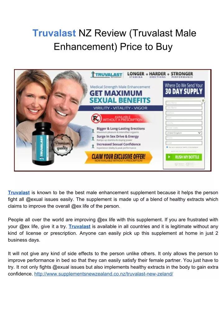 truvalast nz review truvalast male enhancement