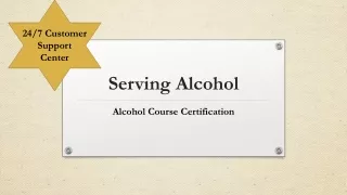 Alcohol Course