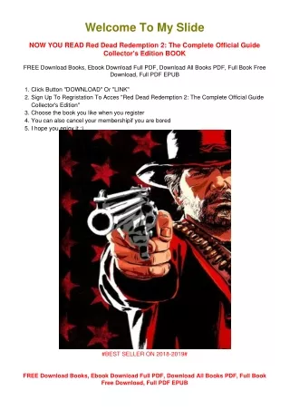 [PDF DOWNLOAD] Red Dead Redemption 2: The Complete Official Guide Collector's
