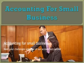 accounting for small business