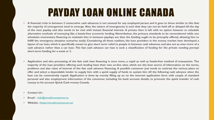 payday loan online canada