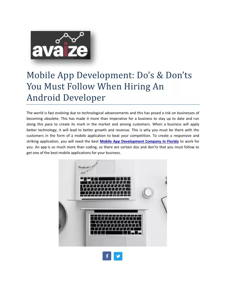 mobile app development do s don ts you must