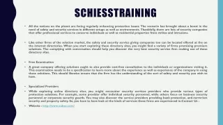 schiesstraining
