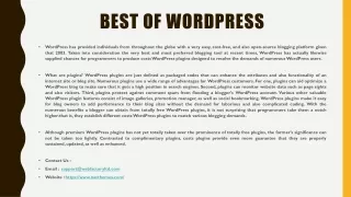 best of wordpress