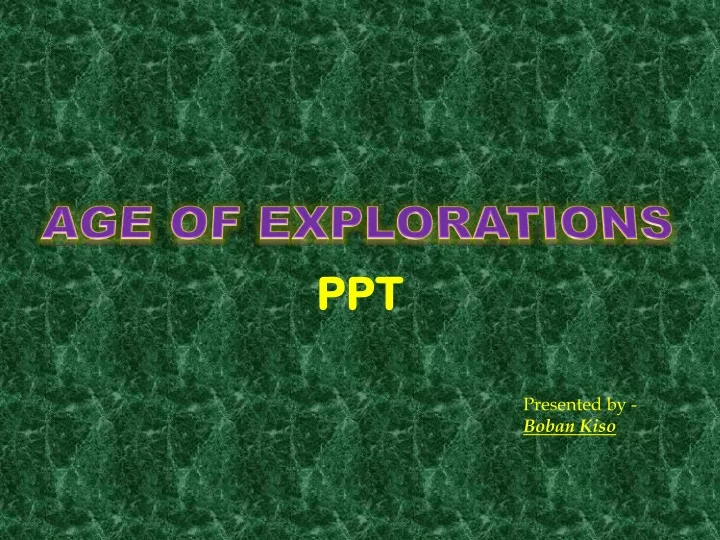 age of explorations
