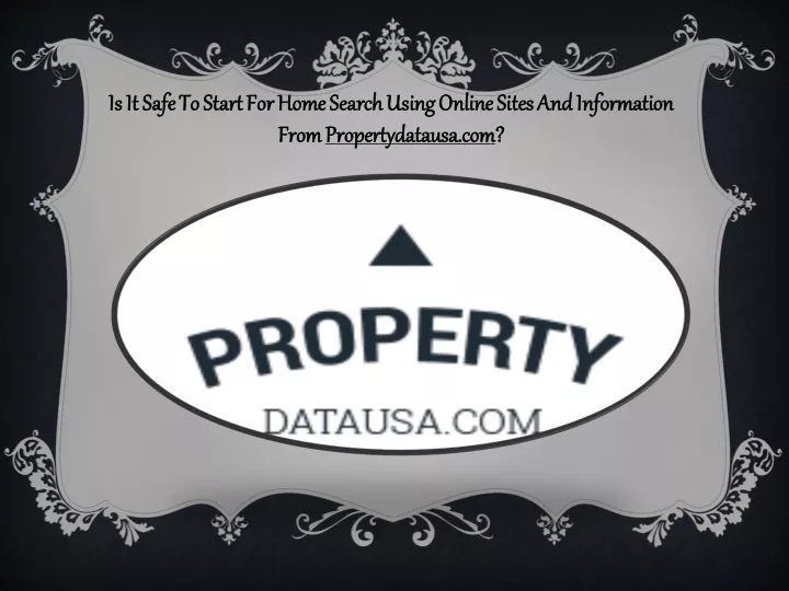 is it safe to start for home search using online