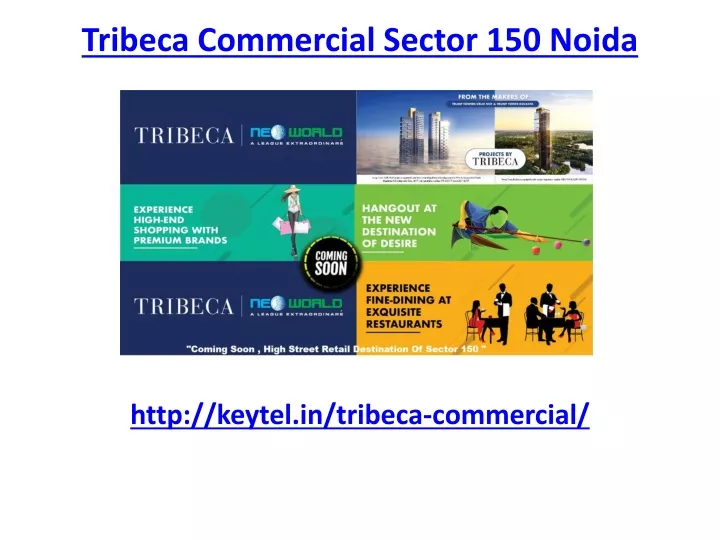 tribeca commercial sector 150 noida