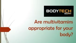 Are multivitamins appropriate for your body | Best Supplement Store in Australia | Best Fitness Supplements Online
