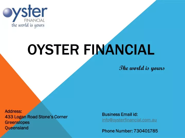 oyster financial