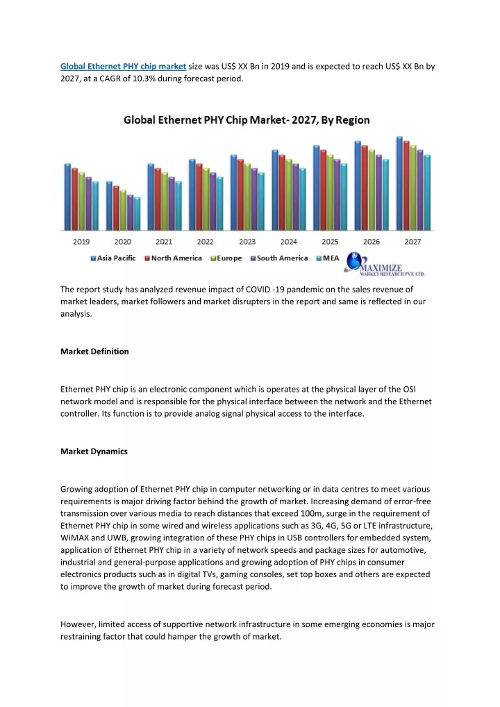 global ethernet phy chip market size