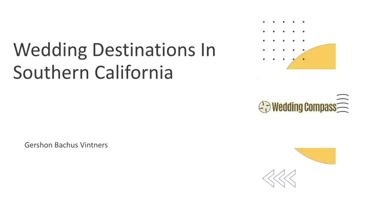 wedding destinations in southern california