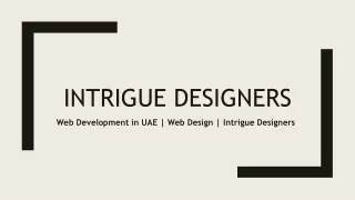 Web Development in UAE