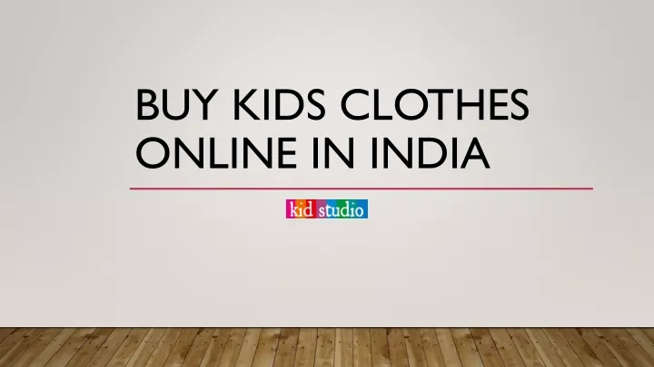 buy kids clothes online in india