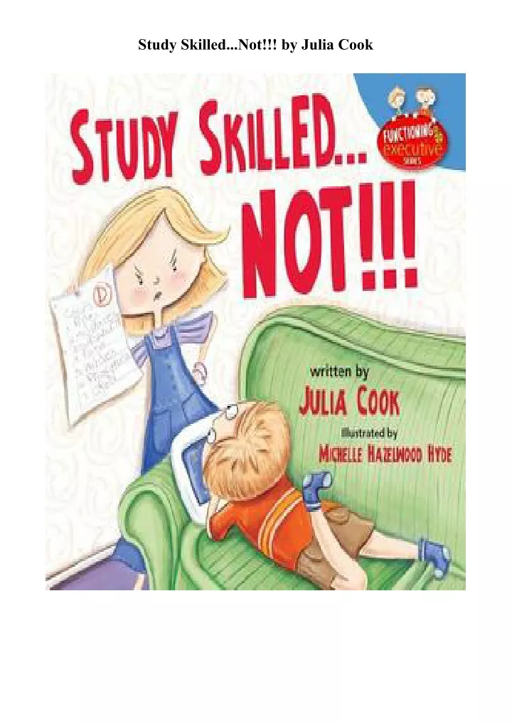 study skilled not by julia cook