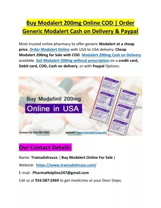 buy modalert 200mg online cod order generic