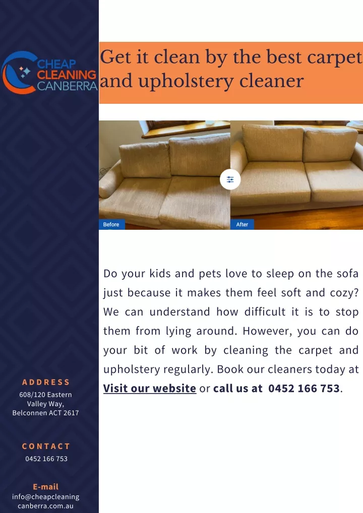 get it clean by the best carpet and upholstery