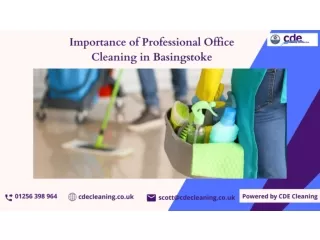 Importance of Professional Office Cleaning in Basingstoke