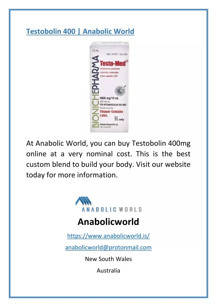 testobolin 400 anabolic world