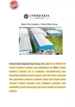 About The Company | United Ekta Group