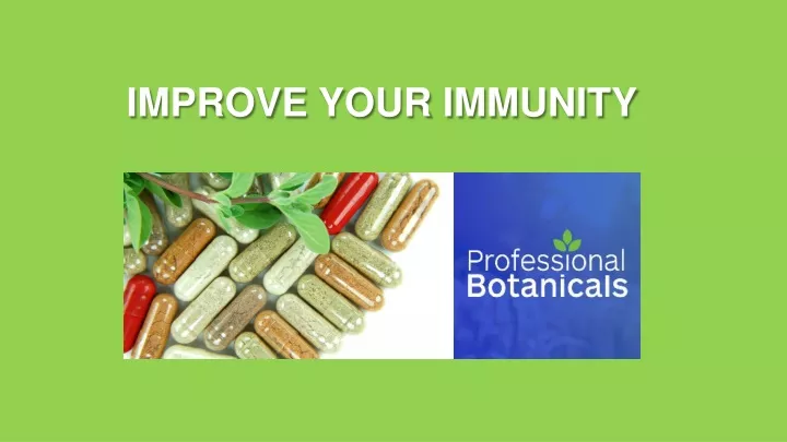 improve your immunity