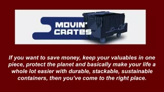 Reusable Moving Boxes Dallas - Movin Crates