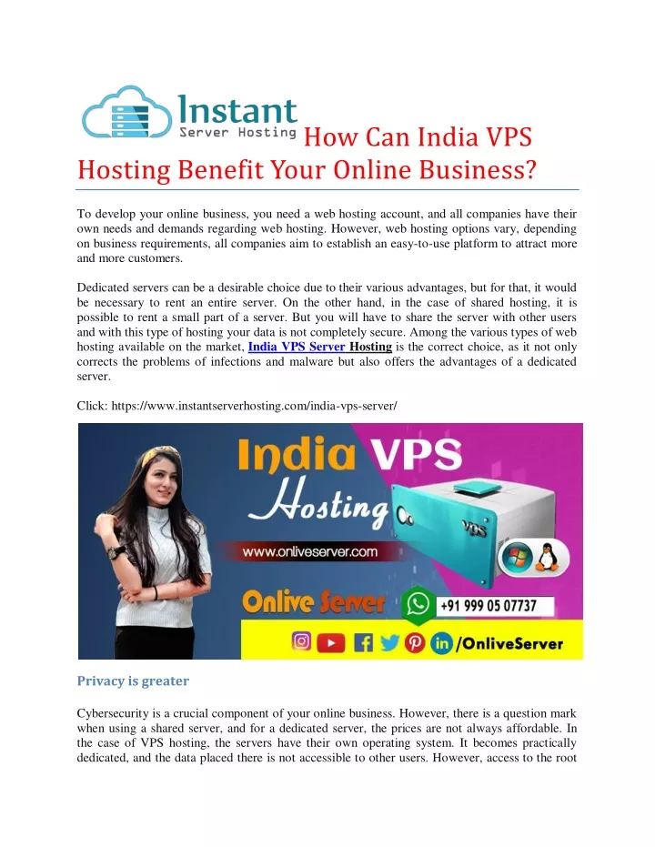 how can india vps
